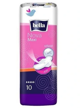 Bella Nova Maxi Damenbinden mit Flügeln 10 Stück.