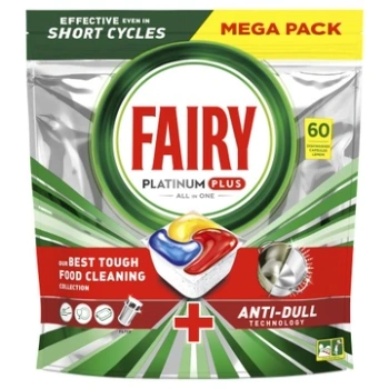 Fairy Platinum Plus Zitrone All In One Geschirrspüler Tabletten 60 Tabletten