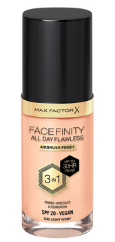 Max Factor Facefinity All Day Flawless Foundation 3-in-1 40 Helles Elfenbein 30 ml