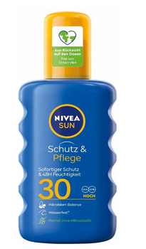 Nivea Sonnenschutz Schutz Pflege SPF 30 Sonnenschutzspray 200 ml