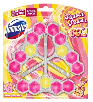 Domestos WC-Würfel Aroma Lux Limited Edition Rosa Rille 3x55 g