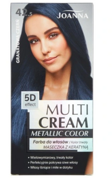 Joanna Multi Creme Farbe Metallic Haarfärbemittel Granatapfel Schwarz 42.5