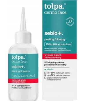 TOŁPA Dermo Face Sebio Peeling 3 Säuren 15% 50 ml