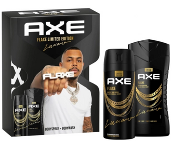 Axe Flaxe Limited Edition Geschenkset für Männer Duschgel 250 ml + Deodorant Spray 150 ml