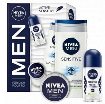 Nivea Herren-Kosmetik-Set Active Sensitive