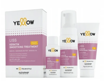 Alfaparf YELLOW Liss Keratinbehandlung 60+75+150 ml