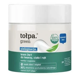 Tolpa Green Care 3-in-1 Creme für Gesicht, Körper und Hände 250 ml