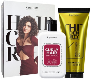 KEMON KREM HI DENSITY CONTROL + Haarshampoo CURLY Geschenkset für lockiges Haar