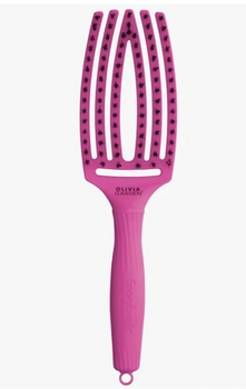 Olivia Garden Fingerbr Bright Pink Amazon Brush