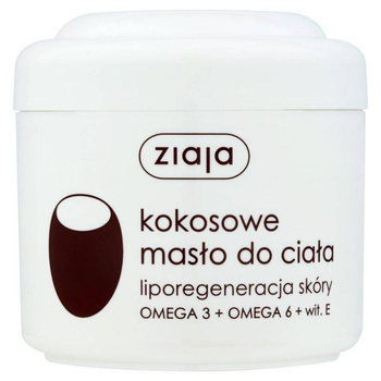Ziaja Kokosnuss-Körperbutter 200 ml Hautliporegeneration Omega3+Omega6+Vit.E