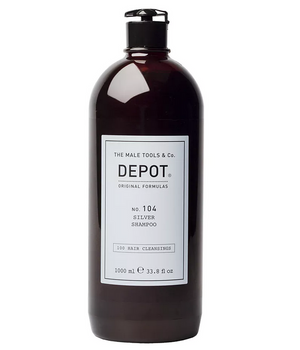 Depot NO.104 Silbershampoo für graues, weißes oder blondiertes Haar 1000 ml