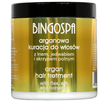 BingoSpa Argan Haarkur mit Flachs und Seide 250 g