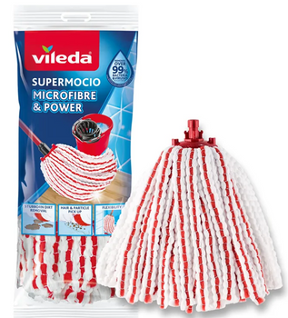 Vileda Supermocio Microfibra&amp;Power Mopp-Nachfüllpackung