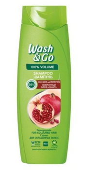Wash&amp;Go Haarshampoo Granatapfel 360 ml