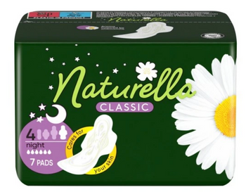 Naturella Classic Night mit Flügeln 7 Stück.