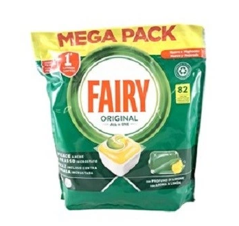 Fairy All In One XXL Spülmaschinenkapseln Zitrone 82 Stück