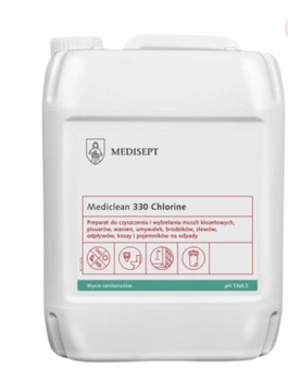 Mediclean 330 Chlorine 5 L - Medisept Toilettenreiniger und Bleichmittel für sanitäre Oberflächen
