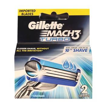 Gillette Mach 3 Turbo Razor Einsatz 2 Stk.