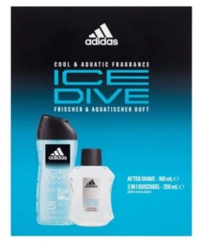 Adidas Ice Dive Men's Kit Aftershave Lotion 100 ml + Duschgel 250 ml