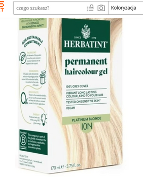 Herbatint Farbe 170 ml 10N Platinblond