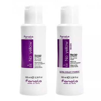 Fanola No Yellow Shampoo 100 ml + Maske 100 ml