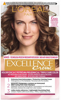 L'Oreal Paris Excellence Creme Haarfarbe 6.0 Natürliches Dunkelblond