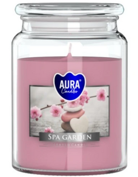 Bispol Duftkerze im Glas 500 g SPA Garden