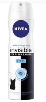Nivea Women Invisible White & Black Fresh Blue Deodorant 200 ml