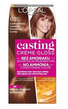 L'Oreal Paris Casting Creme Gloss Haarfarbe 635 Schokoladenbonbon