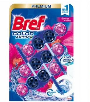 Bref Color Aktiv Flower 3 x 50 g Toilettenspülbecher