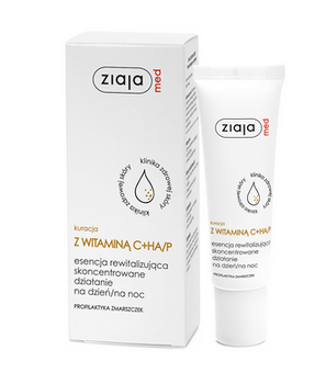 Ziaja Med Behandlung mit Vitamin C+HA/P Vitalisierende Essenz mit konzentrierter Tag/Nacht-Wirkung 30 ml
