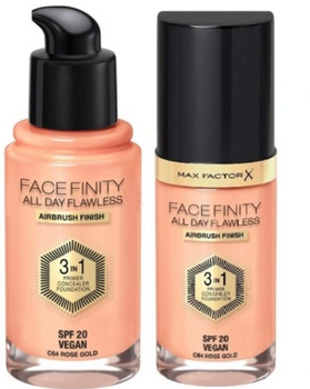 Max Factor Facefinity All Day Flawless Foundation 3-in-1 64 Rose Gold 30 ml