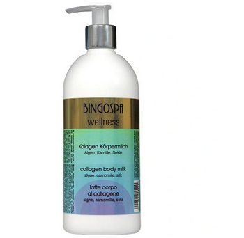 Bingospa Collagen Body Milk mit Algen, Kamille und Seide 500 ml