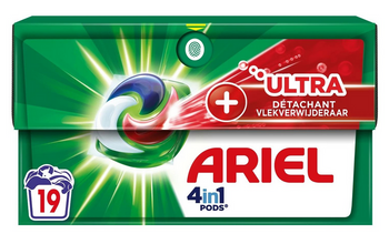 Ariel 4in1 Ultra Fleckenentferner Waschkapseln 19 Stück