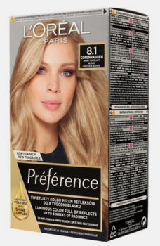 L'Oreal Paris Recital Haarfarbe Hellblond Asche W BIS 8.1 Copenhaguen