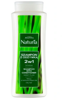 Joanna Naturia Haarshampoo 2in1 für fettiges Haar mit Tatarak 500 ml
