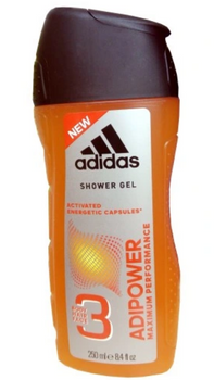 Adidas Adipower 3in1 Duschgel für Männer 250 ml