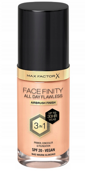 Max Factor Facefinity All Day Flawless Foundation 3-in-1 45 Warm Almond 30 ml
