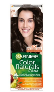 Garnier Color Naturals Creme Haarfarbe 2.0 Sehr dunkles Braun 60 ml