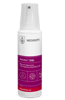 Velodes Silk 250 ml Flüssigkeit zur hygienischen und chirurgischen Händedesinfektion Medisept