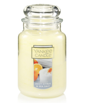 Yankee Candle Großes Glas Juicy Citrus &amp; Sea Salt 623g