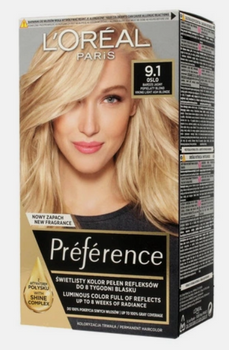 L'Oreal Paris Recital Haarfarbe Sehr Hell Blond Asche Z 9.1 Oslo