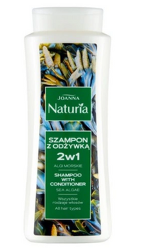 Joanna Naturia Haarshampoo 2w1 Haarshampoo 2w1 für alle Haartypen mit Meeresalgen 500 ml
