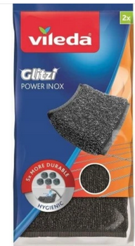 Vileda Glitzi Power Inox Pad Geschirrspüler 2 Stück