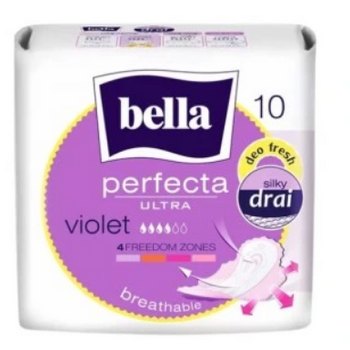 Bella Perfecta Violet Slips mit Flügeln dünn 10 Stück