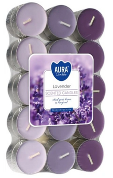 Bispol Duftende Teelichtwärmer 30 Stück Lavendel