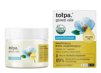 Tolpa Grüne Öle Feuchtigkeitsspendende und glättende Creme 50 ml