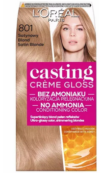 L'Oreal Paris Casting Creme Gloss Haarfarbe 801 Satin Blonde