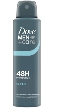 Dove Men+Care Spray Clean Comfort Antitranspirant 150 ml