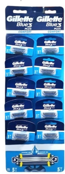 Gillette Blue3 Plus Comfort Einwegrasierer 10 Stück